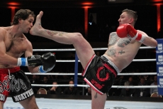 Brett Hvalacek defeats Paul Marfort at Glory 9 NY at the Hammerstein Ballroom in New York, NY.