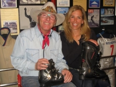 Billy Kidd and Brenda Fox Television launch Apex boots