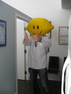 Lemonhead appearance at the Sports-Entco Office!