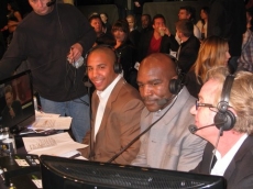 Evander Holyfield at Sports-Entco WSB TV Production